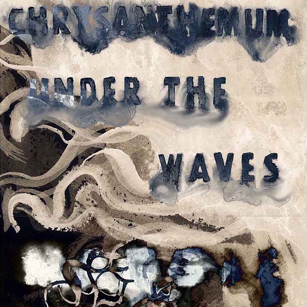 text reads: Chrysanthemum Under the Waves