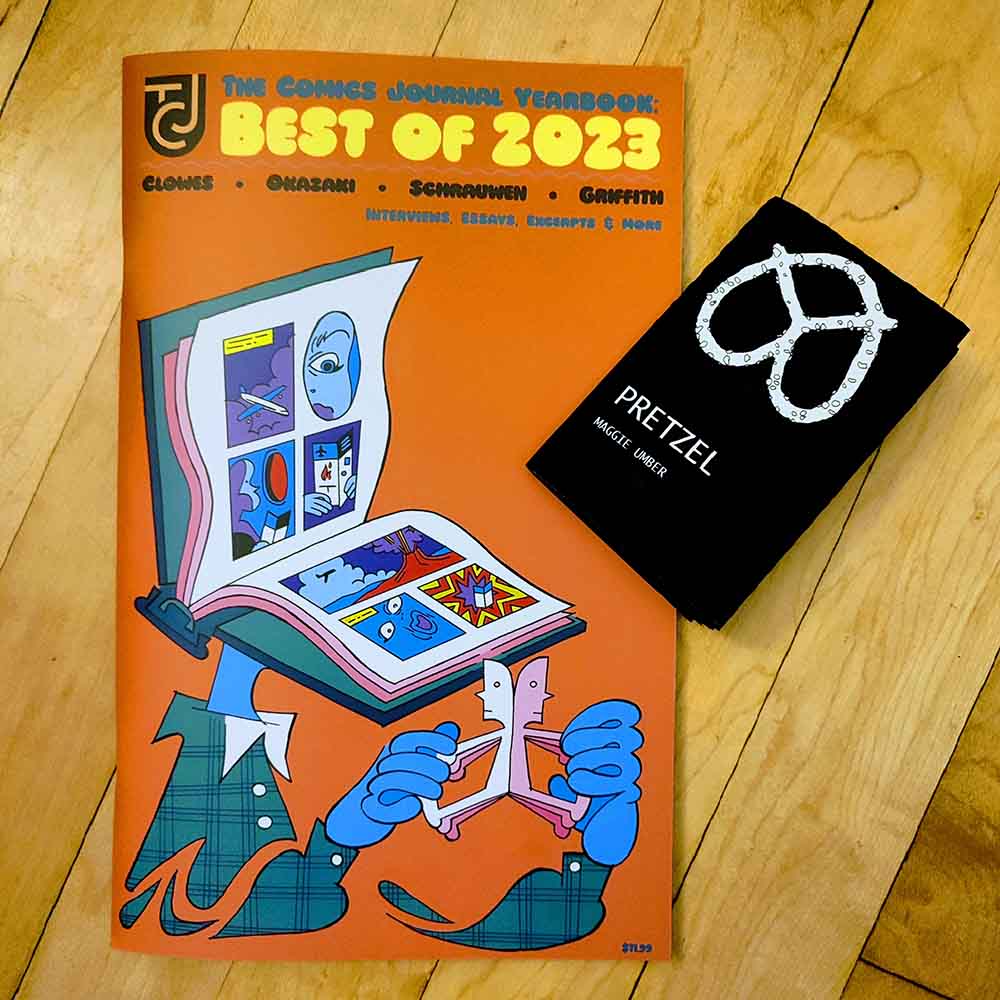 The Comics Journal Yearbook, Best of 2023, featuring PRETZEL by Maggie Umber