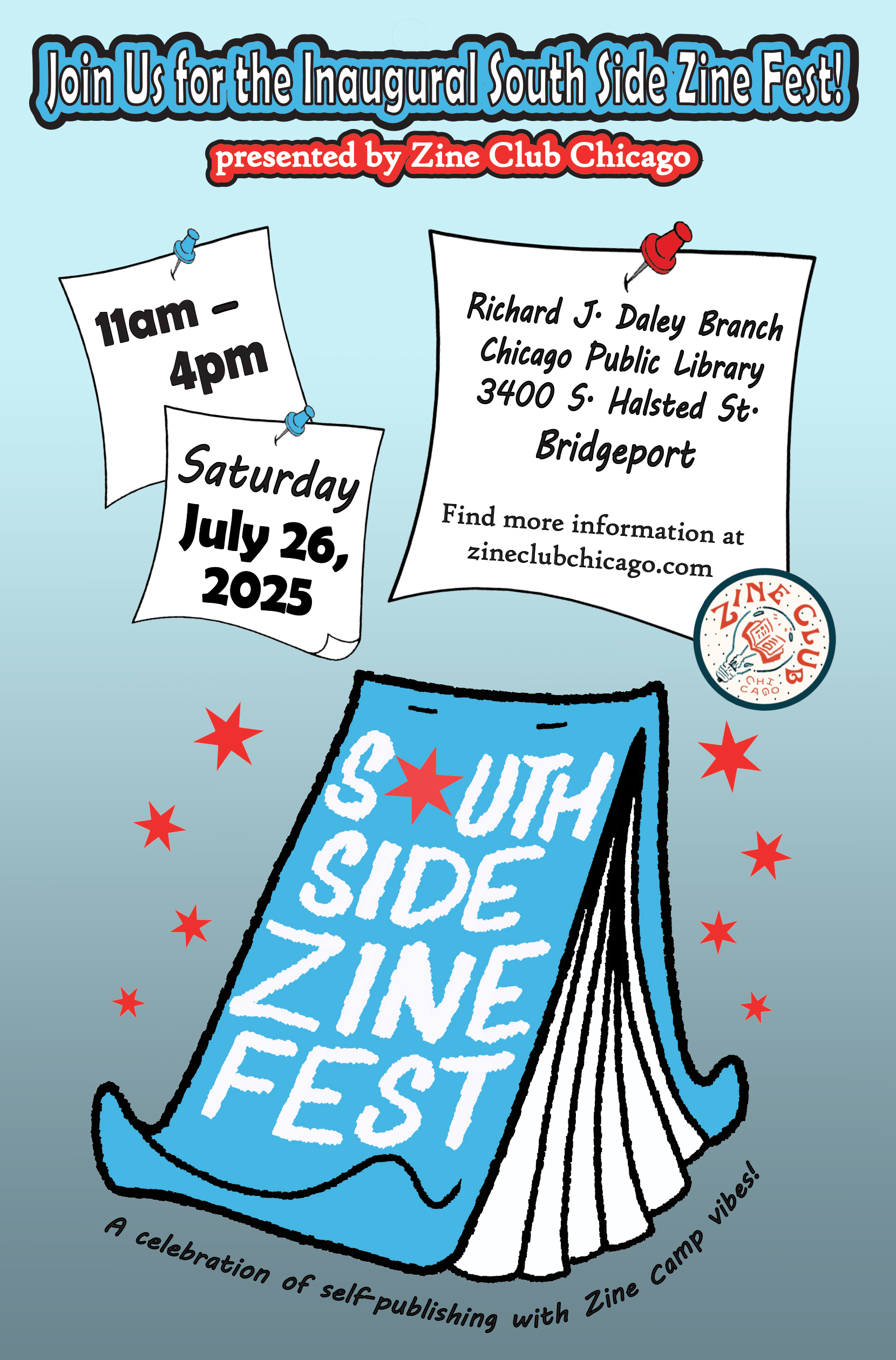 copyright Maggie Umber South Side Zine Fest flyer
