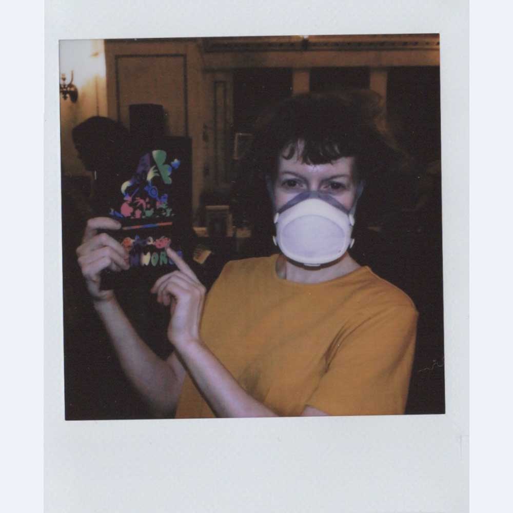 three panels with abstract swirls,text reads: The GOK Specials, Maggie Umber